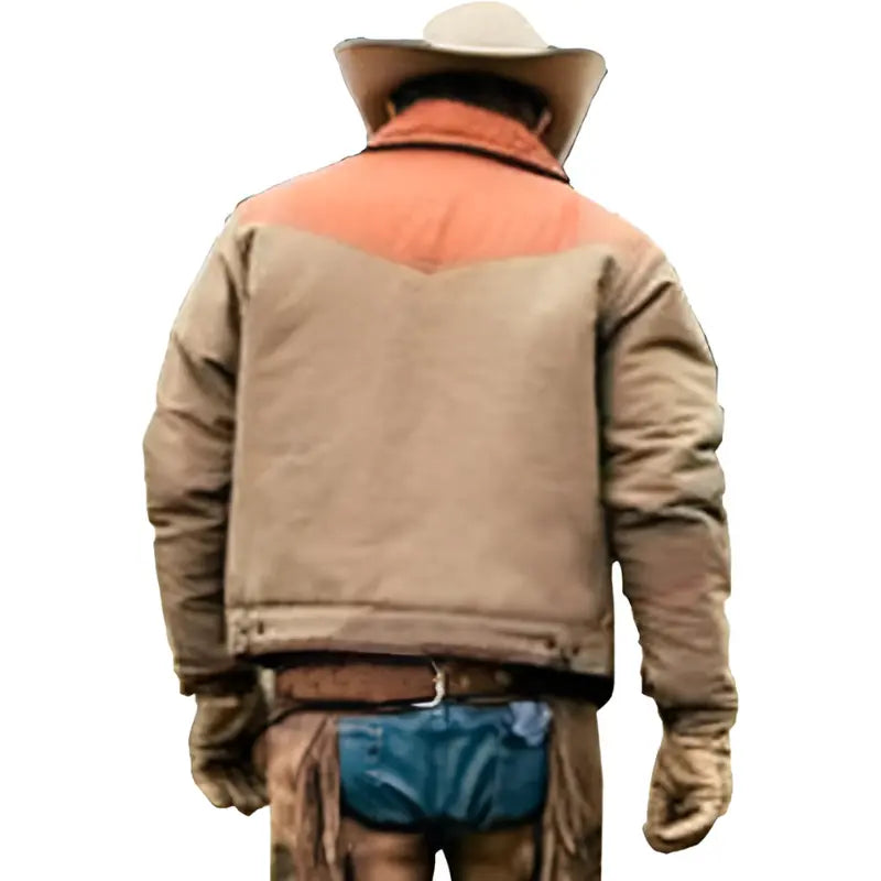 John Dutton Quilted Cotton Jacket – Kevin Costner Yellowstone Cowboy Coat The Jackeeta