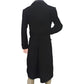 Men’s Black Wool Sherlock Holmes Coat with Cape – Vintage Victorian Detective The Jackeeta