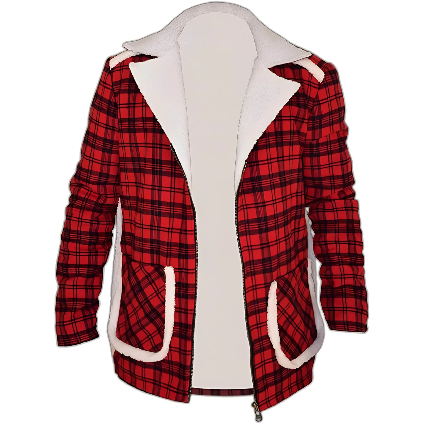 Ryan Reynolds Deadpool Red Shearling Jacket – South Beach Leather The Jackeeta