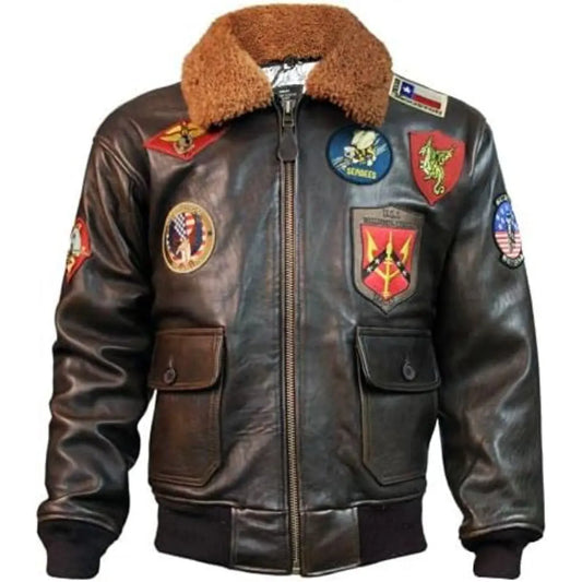 Top Gun Official Signature Series Bomber Jacket – Men's Aviator Style The Jackeeta