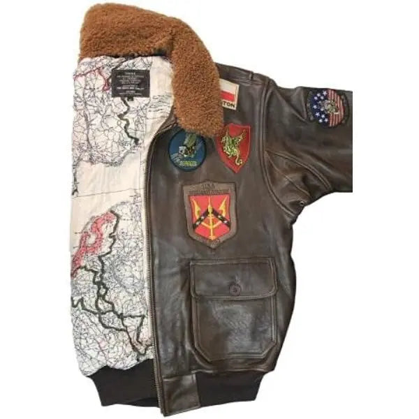 Top Gun Official Signature Series Bomber Jacket – Men's Aviator Style The Jackeeta
