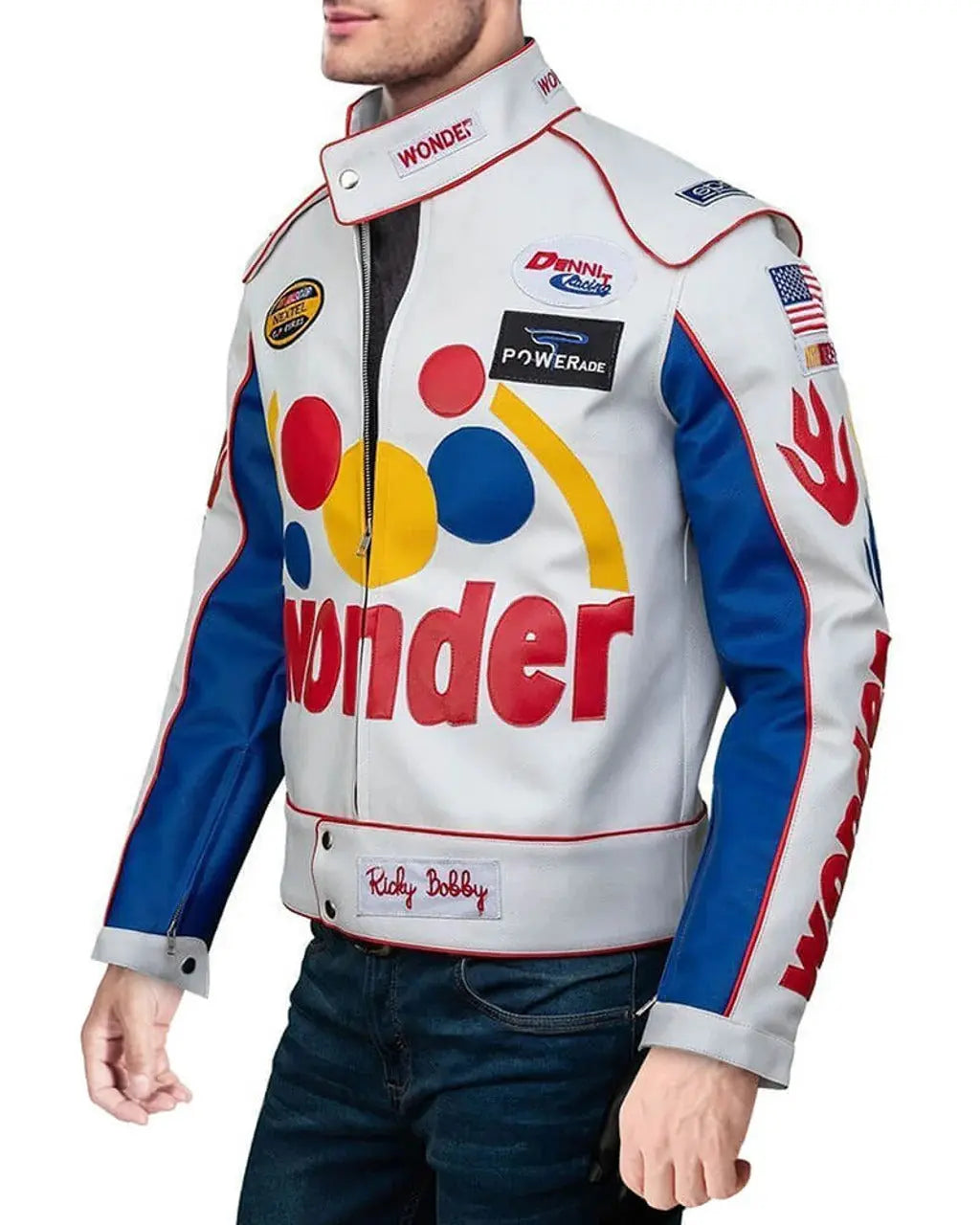 Ricky Bobby Talladega Nights Wonder Bread Racing Jacket The Jackeeta